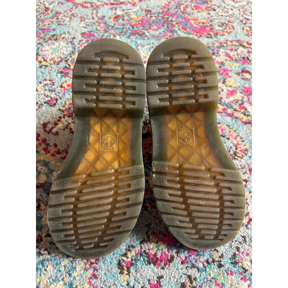 Dr. Martens 1460 J Boots Pink Patent Leather Lace Up Side Zip Kids Size 1 US - Picture 4 of 9